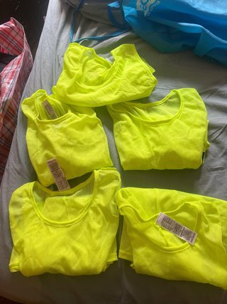5 Petos de fútbol Decathlon Amarillo
