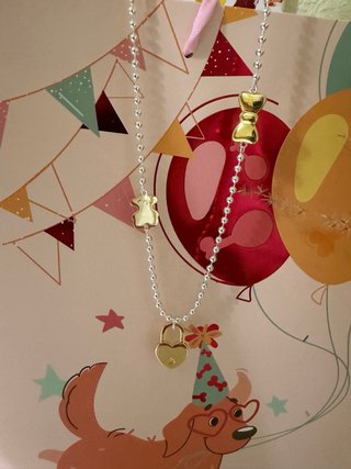 Collar Tous Llave Candado Oso