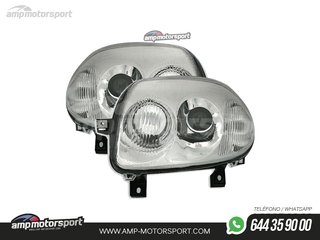 FAROS DELANTEROS LOOK V6 PARA RENAULT CLIO
