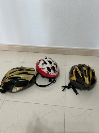 3 Cascos Bicicleta (Niña y Adulto)