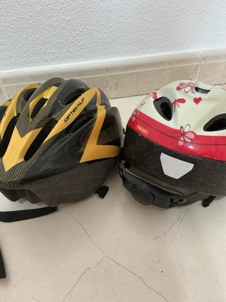 3 Cascos Bicicleta (Niña y Adulto)