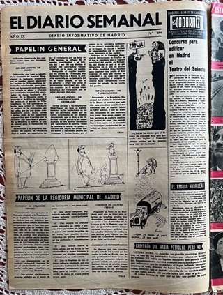 Histórica revista satírica española La Codorniz
