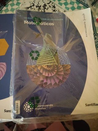 2 libros Matemáticas I 1 Bachillerato