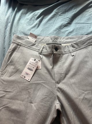Pantalón Zara Gris Talla 48