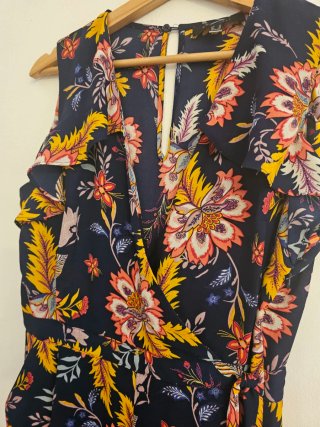 Mono Largo Cortefiel Estampado Floral