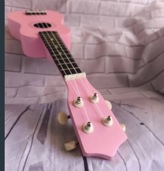 Ukelele soprano rosa