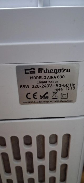 Climatizador Orbegozo