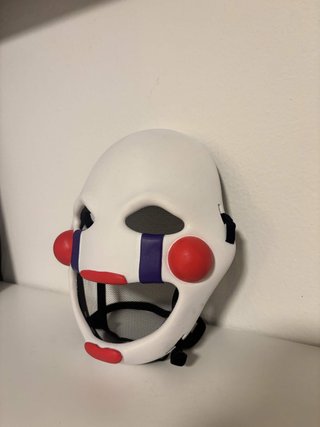Máscara Puppet FNAF Pintada à Mão | Cosplay