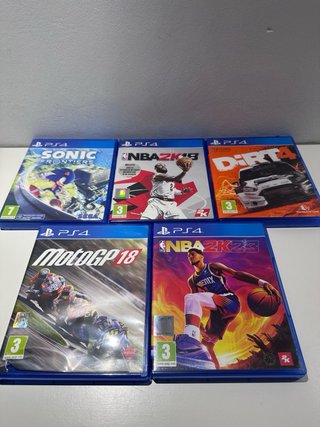 ⁠Lote o Juegos PS4 (GTA V, Minecraft, Sonic...)