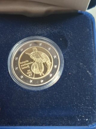 Moneda 2€ Bélgica prof loteria nacional