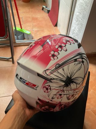 Casco moto LS2 Flores / Chica (Talla [Pon la talla