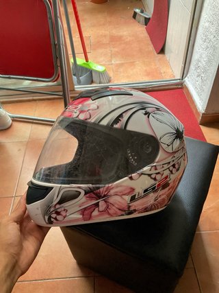 Casco moto LS2 Flores / Chica (Talla [Pon la talla