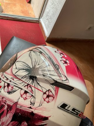 Casco moto LS2 Flores / Chica (Talla [Pon la talla