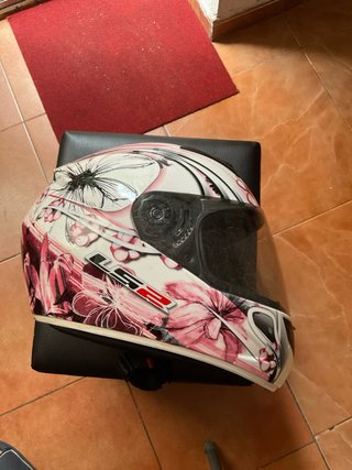 Casco moto LS2 Flores / Chica (Talla [Pon la talla