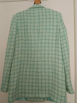 Americana cuadros Stradivarius Talla S