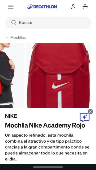 Mochila Nike Academy 29L Roja