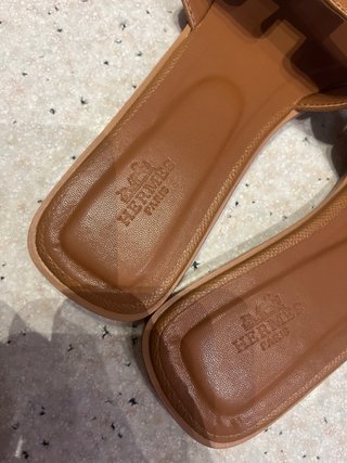 Ciabatte Hermes nuove marroni