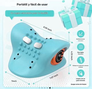 Almohada eléctrica masaje