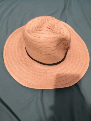 Sombrero de paja de ala ancha tipo Panamá / Vaquer