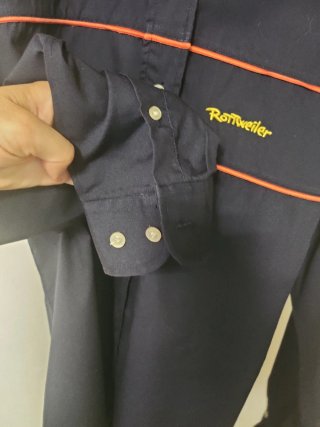 Camisa Rottweiler Negra Talla L