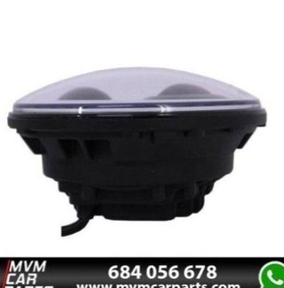 Faros delanteros Led Angel Eyes DRL Black para Jee