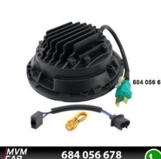 Faros delanteros Led Angel Eyes DRL Black para Jee