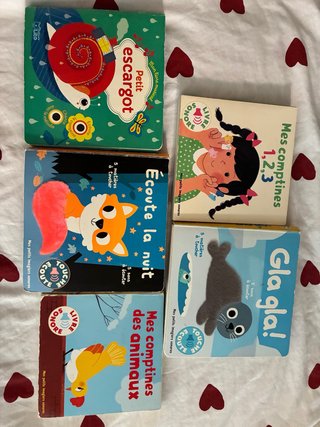 5 libros sonoros en frances