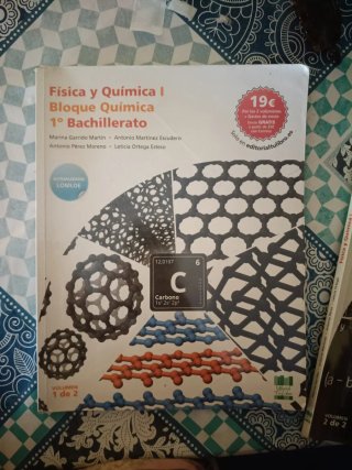 2 Libros Física y Química 1º Bachillerato