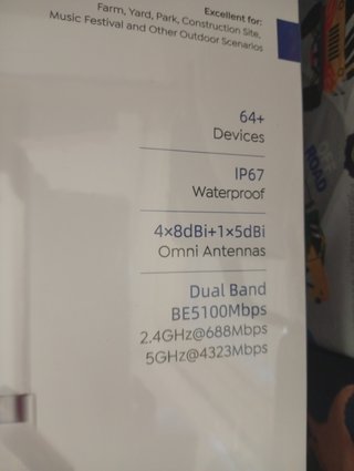 WAVLINK WiFi 7 BE5100 Outdoor IP67 PoE — NUEVO