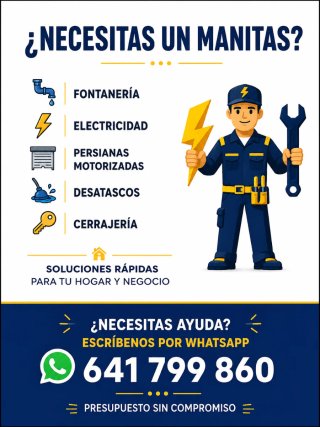 Servicio a domicilio fontanería electricidad y mas