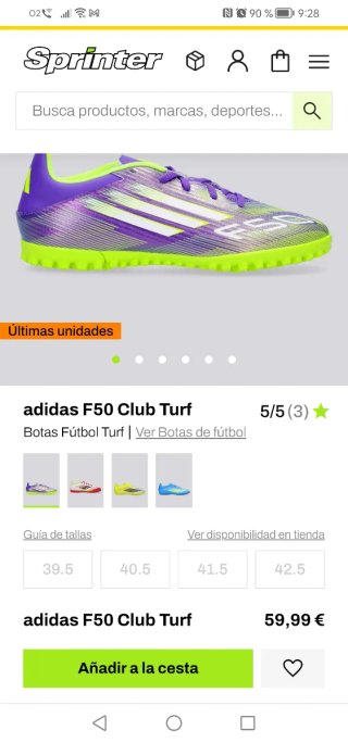 Zapatillas Adidas F50 CLUBL CRO BTA TRF Morado