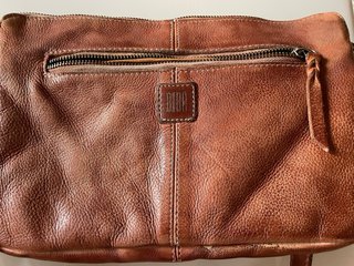 Bolso Biba Piel Marrón Trenzado