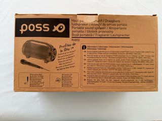 Altavoz Portátil POSS RGB50 Bluetooth Karaoke