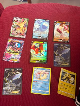 Lote de 7 cartas Pokémon