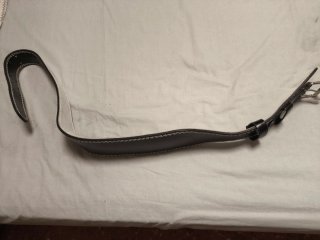 Cinturón de levantamiento negro y blanco
