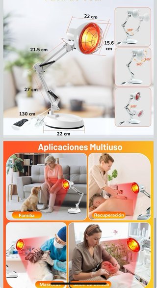 Lámpara Infrarrojos TERVON 150W