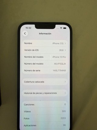 iPhone 13 Pro Azul Sin cargador !!