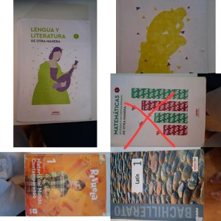 Lote de libros de primero bachillerato edebé