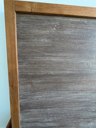 Cabezal de cama de teca