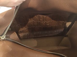 Bolso CH Piel Grande Marrón