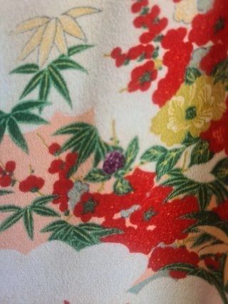 Top halter estampado japones floral Zara Talla M