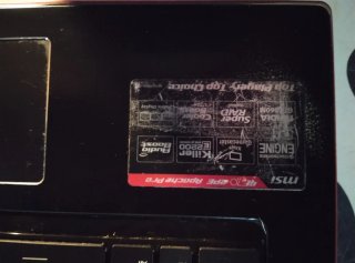 MSI Gaming Series portátil piezas