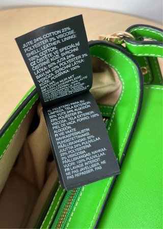 Bolso bandolera lona y piel & Other Stories