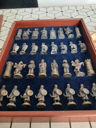 Tablero de ajedrez de madera