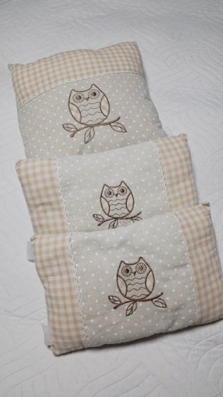 Conjunto 3 cojines decorativos beige