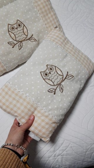Conjunto 3 cojines decorativos beige