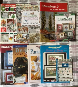 Lote revistas punto de cruz