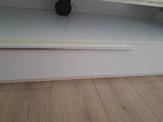 Mueble TV blanco lacado