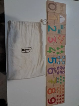 Juguete madera números Andreu Toys
