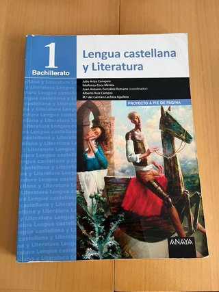 Lengua castellana y literatura, 1 Bachillerato